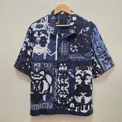 Givenchy Chito graffiti bandana shirt,  S