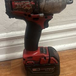 Milwaukee M18 Cordless Drill with Red Lithium Battery