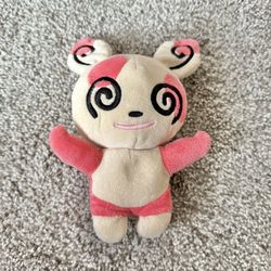 Pokemon Hasbro Spinda Plush Stuffed Animal Beanie Doll