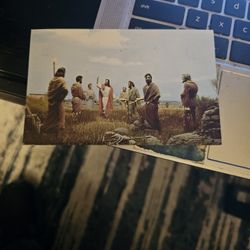 Christ And The Children 1960s Postcard