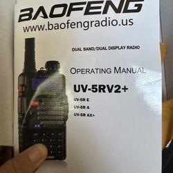 Baofeng UV-5R V2 + handheld transceiver