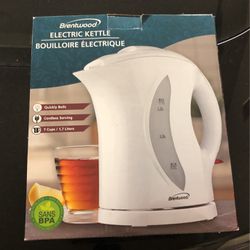 Brentwood Electric Kettle Cordless Serving 7 Cups
