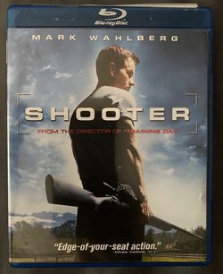 Shooter Mark Wahlberg movie + DVD Blue-Ray Disc