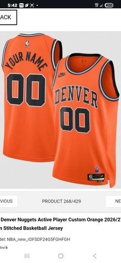 Denver Nuggets Custom Nike Basketball Jerseys Denver Rockets