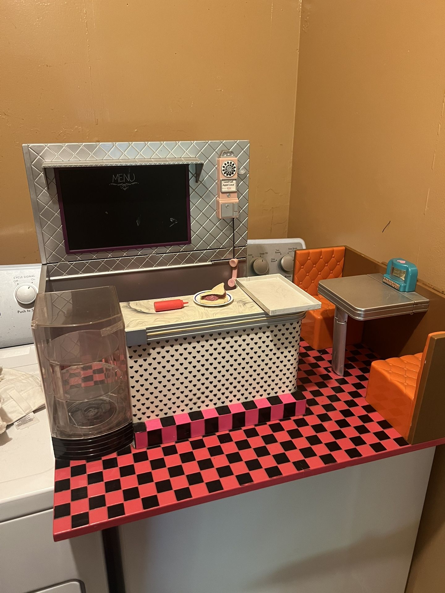 OG  Girl  Doll Vintage Diner