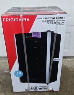 Frigidaire Wine Cooler – 34 bottle capacity-  SEALED – $429 Retail