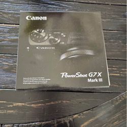 Canon G7X Mark 3