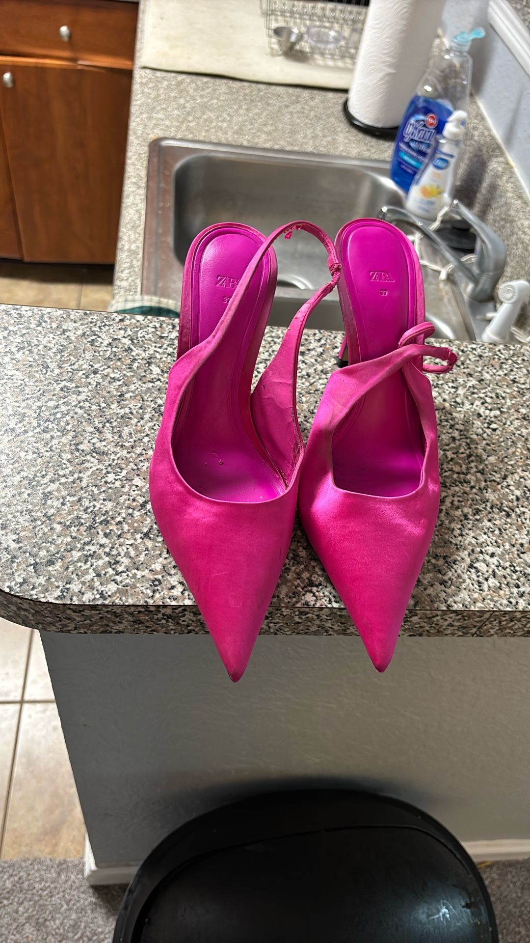Pink Zara Heels