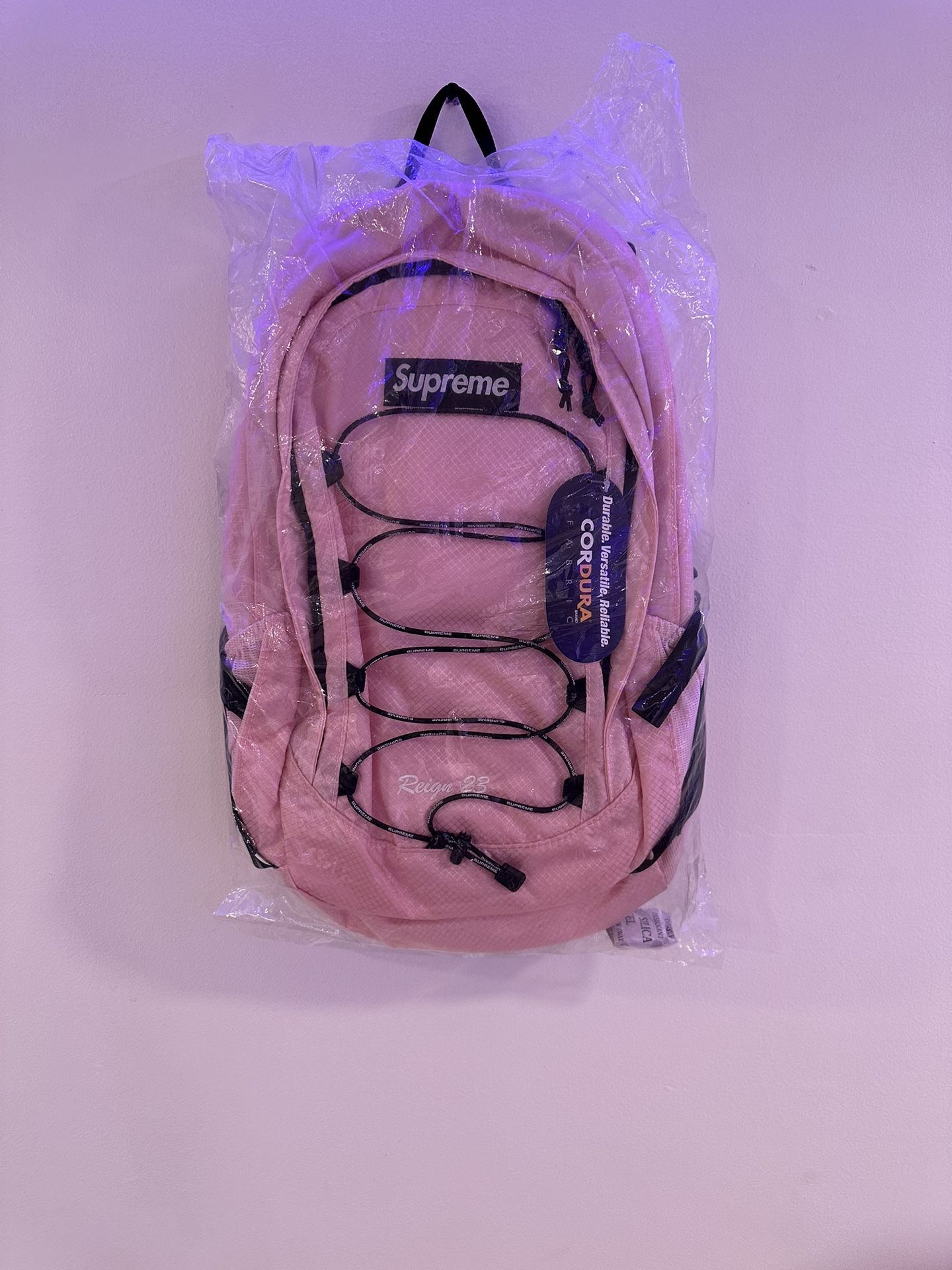 Authentic Pink Supreme Backpack (SS22)UNISEX BRAND NEW NEVER USED Shipping Available