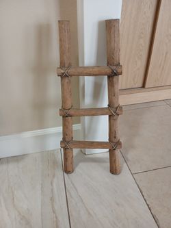 VINTAGE NATIVE AMERICAN Southwest Santa Fe KIVA LADDER RUSTIC RUG EL PASO 24.5"
