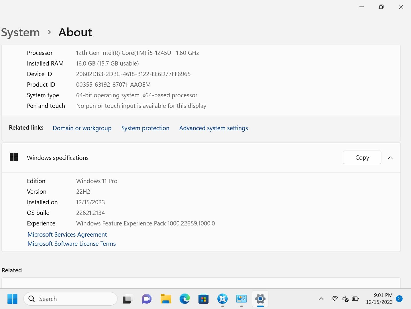 Dell Latitude 5330 16gb laptop