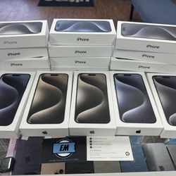New UNLOCKED iPhone 15 Pro Max 256GB.   Only @ EM Wireless 