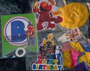 Sesame Street Elmo Cookie Monster Birthday Party Supplies