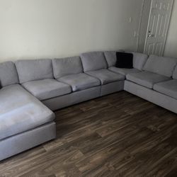 Grey Sectional Couch 