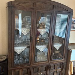 China Hutch With Table