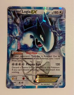 Lugia EX Pokémon Plasma Storm