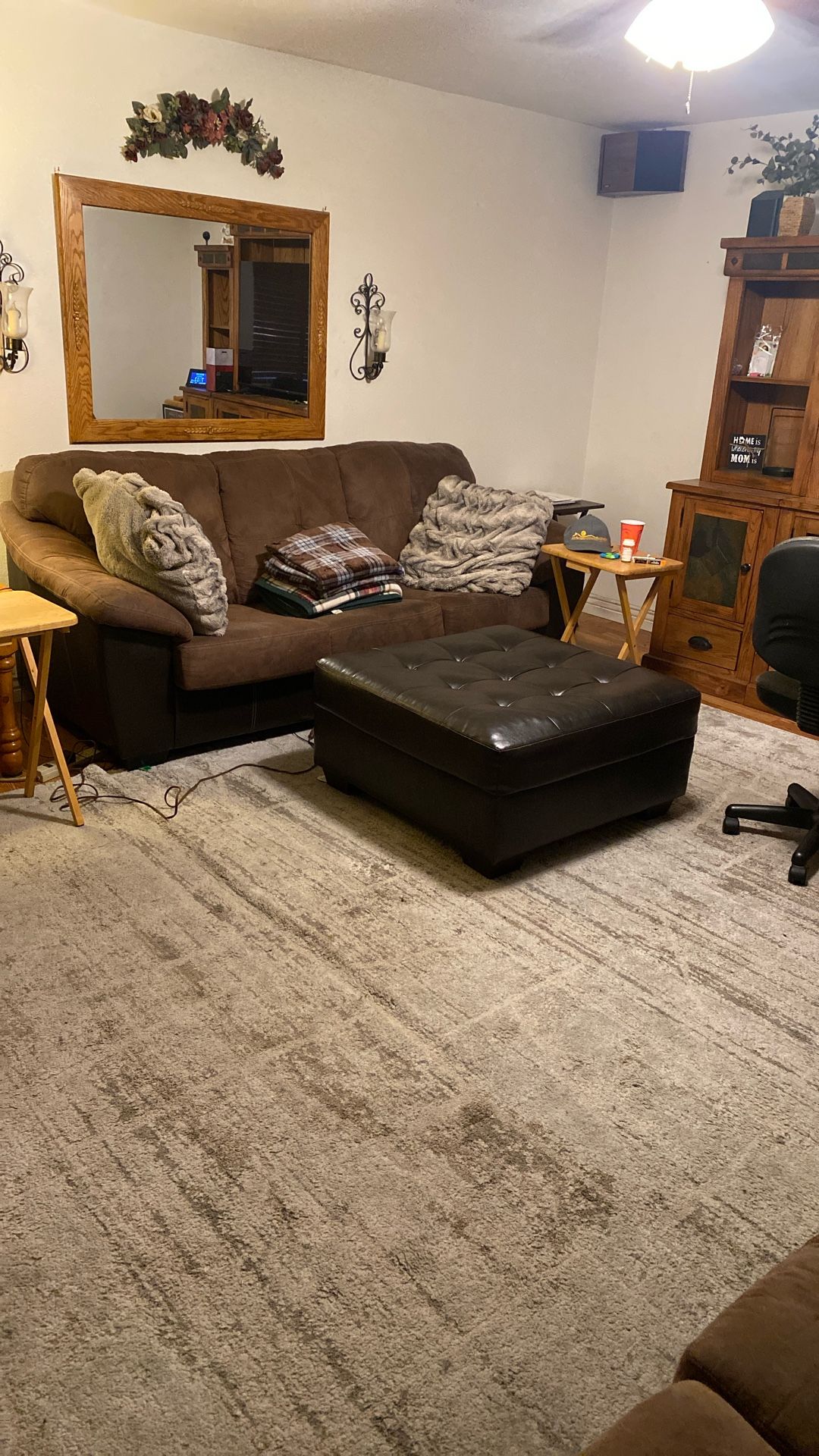 Couch & 2 Loveseats w/ottoman