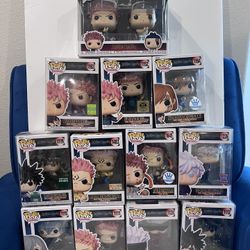 Jujutsu kaisen funko pop collection