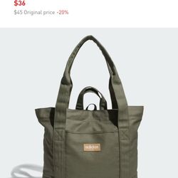 Adidas Canvas Tote Bag