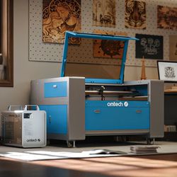 OMTech Maker AF2440-100 100W CO2 Laser Engraving and Cutting Machine with 24" x 40" Working Area and Autofocus