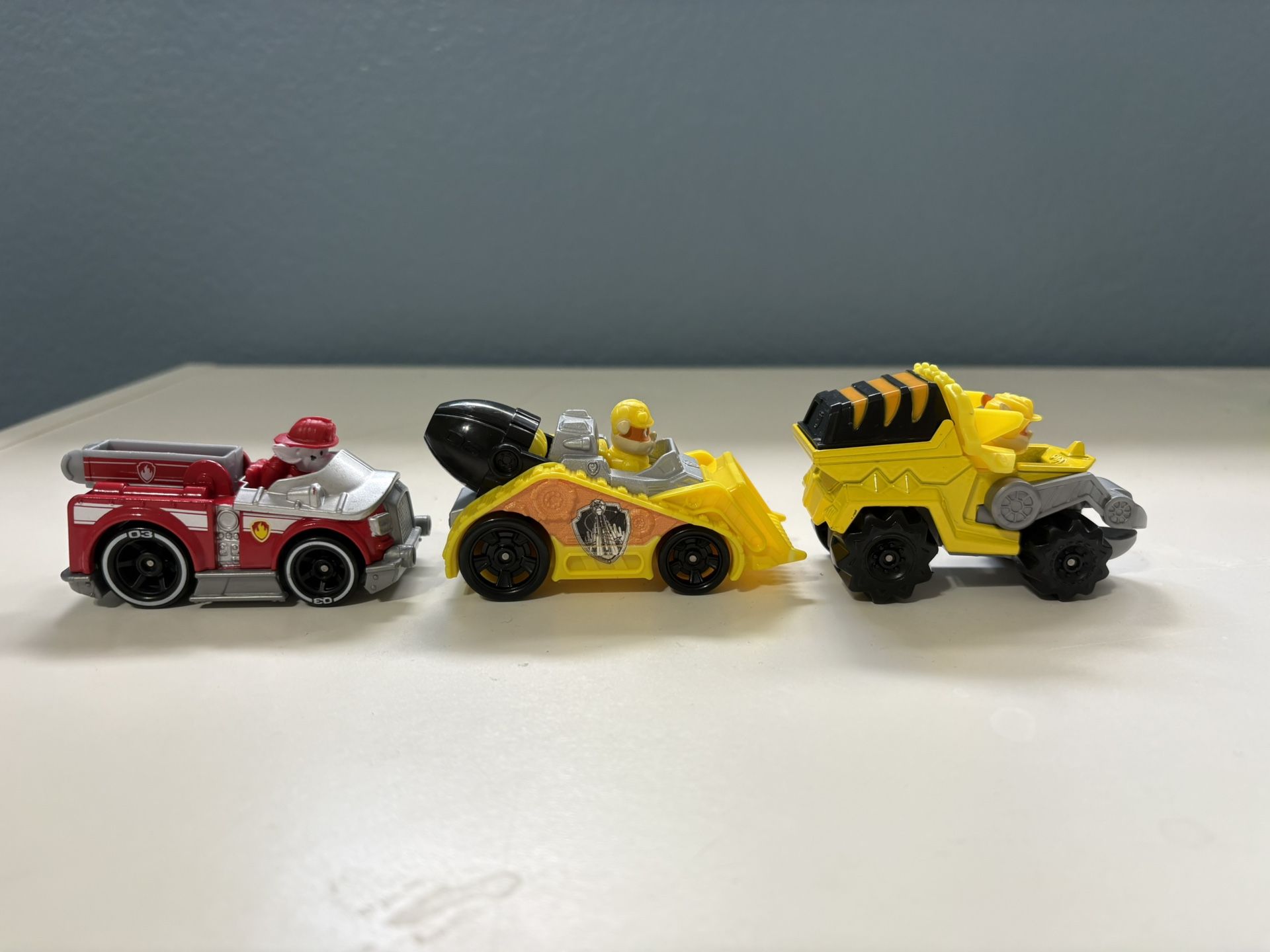 Metal Paw Patrol Cars