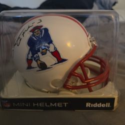 Stephen Gostkowski auto mini helmet