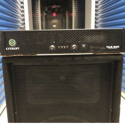Crown XLS602 Professional Power Amplifier PA DJ Band Club Church