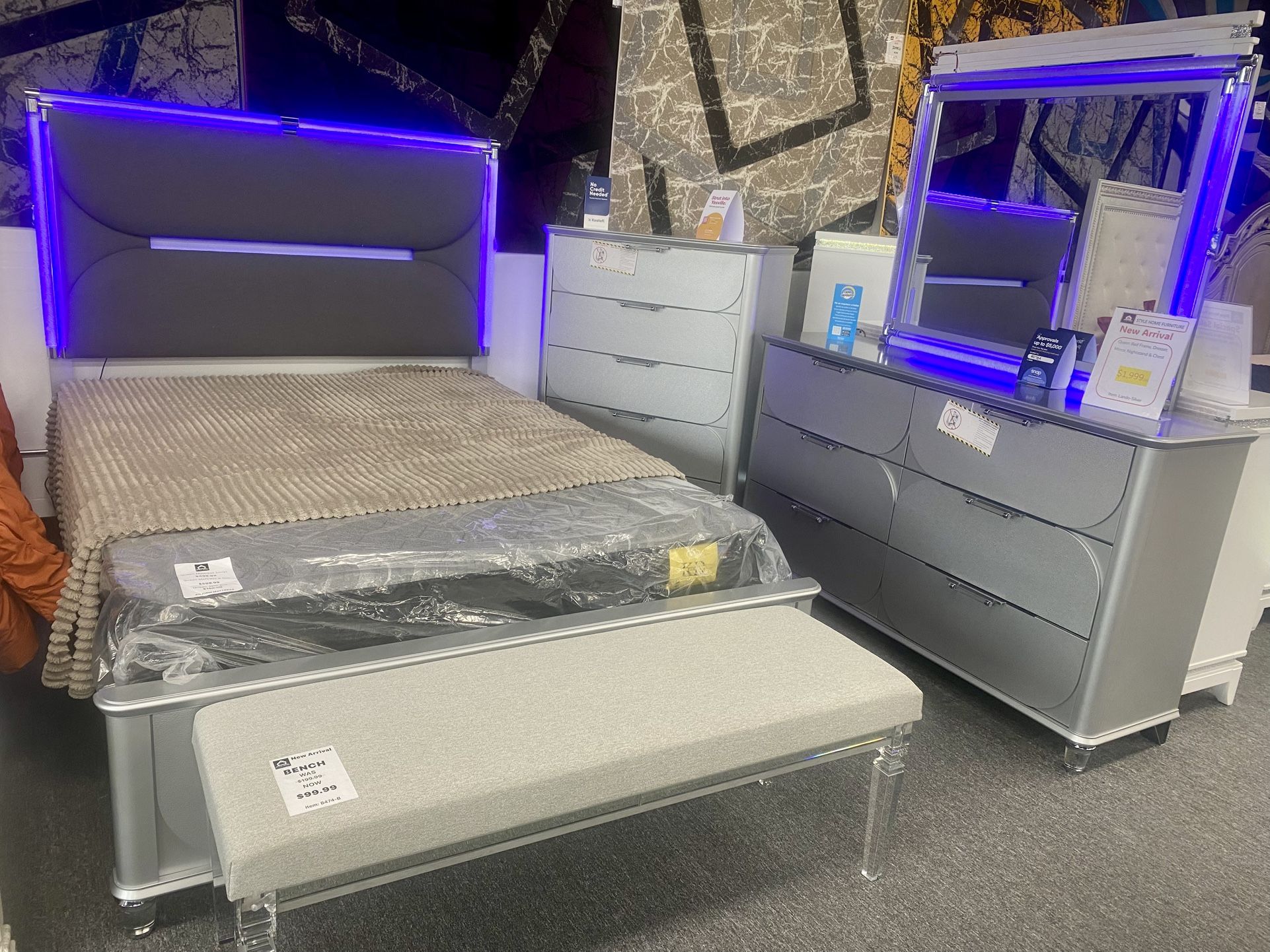 Queen Size Bedframe Set $1,999