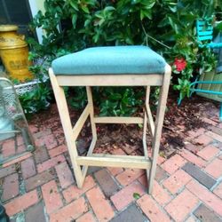 Wide Stool 17"3/4x19"x30"H