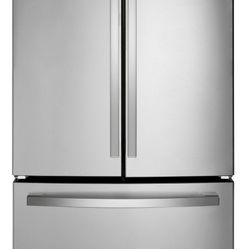 🚨 New GE - 27.0 Cu. Ft. French Door Refrigerator Internal Water Dispenser GNE27JYMFS 