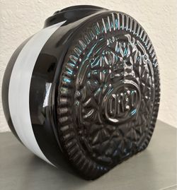 OREO Jar • 10” Tall, Very Heavy • Quality • No Lid •