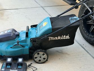 Makita XML10 36V 21” Cordless Lawn Mower + Batteries & Dual Charger