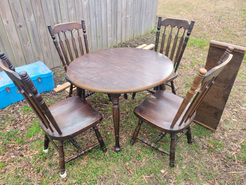 Vintage Table and Chair Set