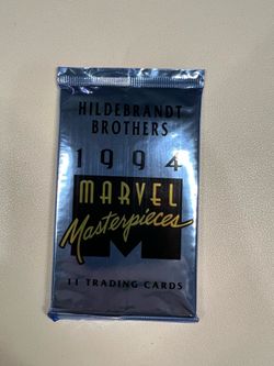 1994 Hildebrandt Marvel Masterpieces Walmart Blue Sealed Pack Bronze Holofoils