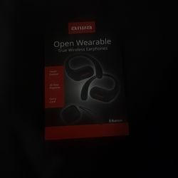 alwa open wearable bluetooth headphones black