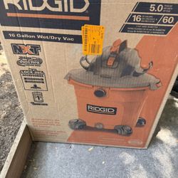 RIDGID NXT SHOPVAC 5.0  16 Gal. 