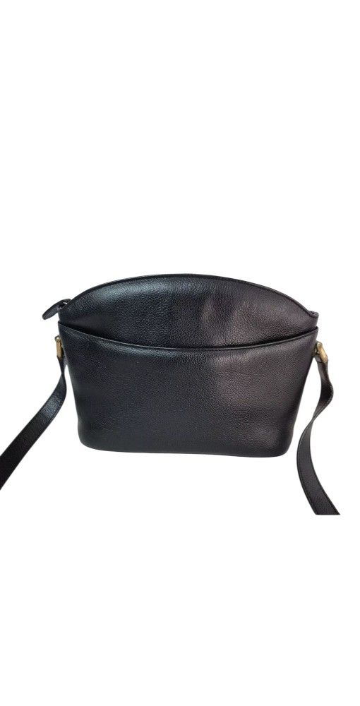 COACH Vintage Madison Regis Crossbody Bag Black Pebbled Leather Italy
