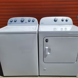 Top Of The Line!!! Whirlpool, 12 Cycle, Matching Set with Gas Dryer!!! Washer Has Huge, Stainless Steel, Tub!!! Must See To Appreciate!!!

