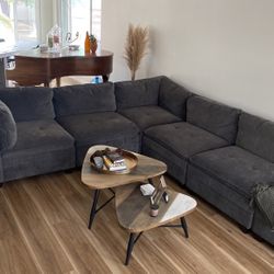 Gray Modular Couch