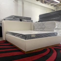 $699 Brand New Queen Bed Frame With Mattress (Read Description Below)