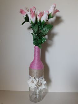 Handmade decorative bottle