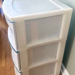 White Drawer Bin