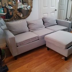 Couch + Ottoman (with Storage)