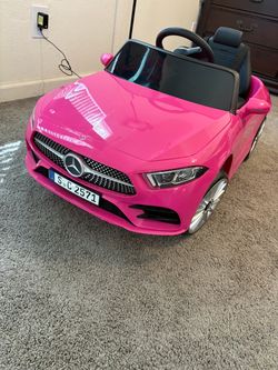 Mercedes-Benz Kids Electric Ride-On Car Pink
