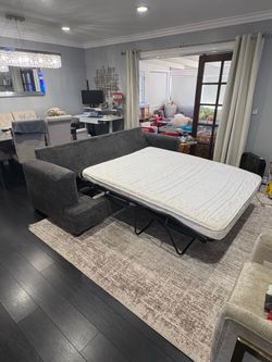 Grey sofa sleeper