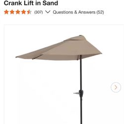 Half Moon Market umbrella 