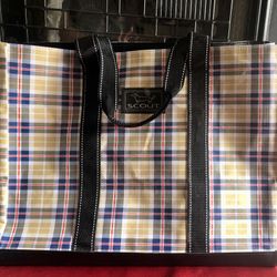 SCOUT Original Deano Tote Bag Large  Durable Flat Bottom EUC