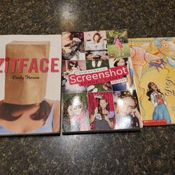 Lot 01 Youth Books. Lot of 3 paperback. Zitface, Screenshot, Salsa Stories