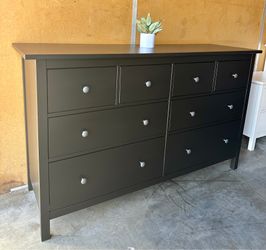 Black Hemnes ikea dresser