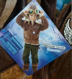 5/6 kids costume aviator new